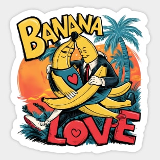 Banana Love Sticker